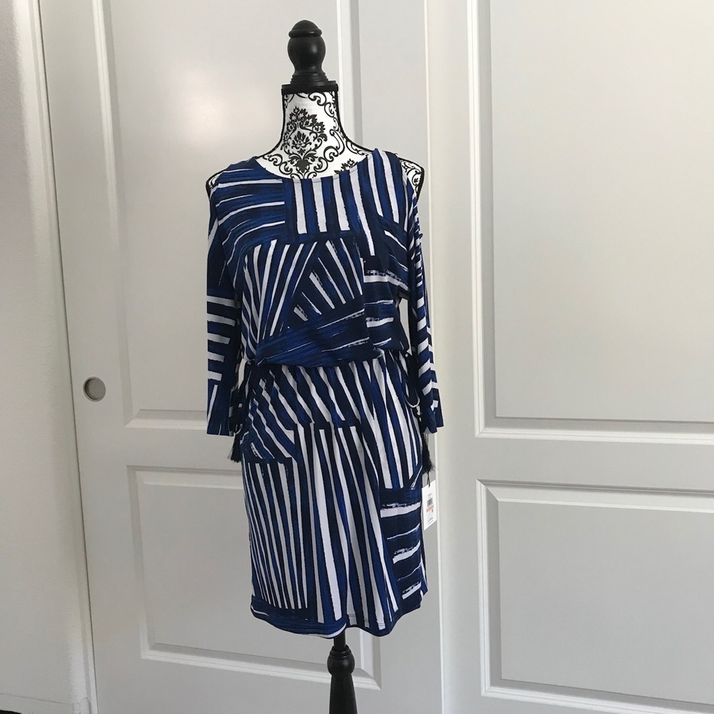 CK drawstring waistline dress 2